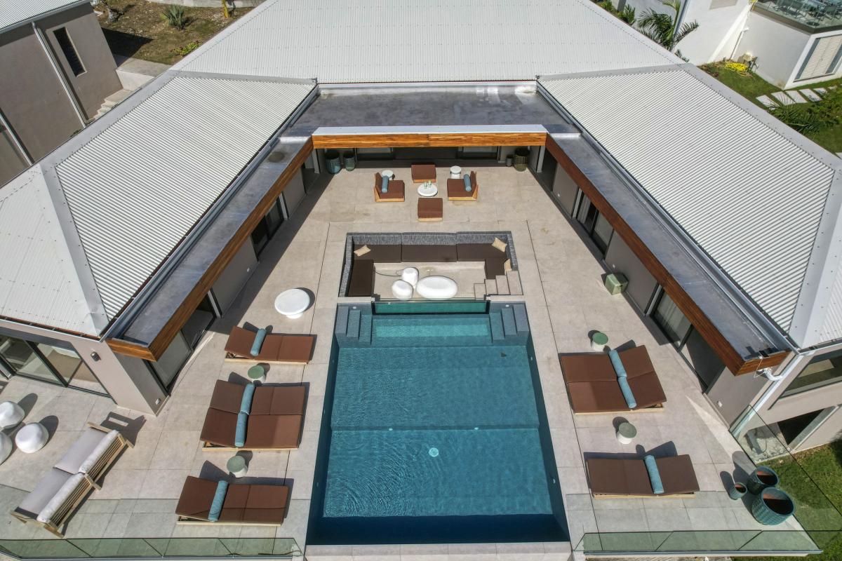 43.Location Villa piscine vue mer St François Guadeloupe_Vue ensemble